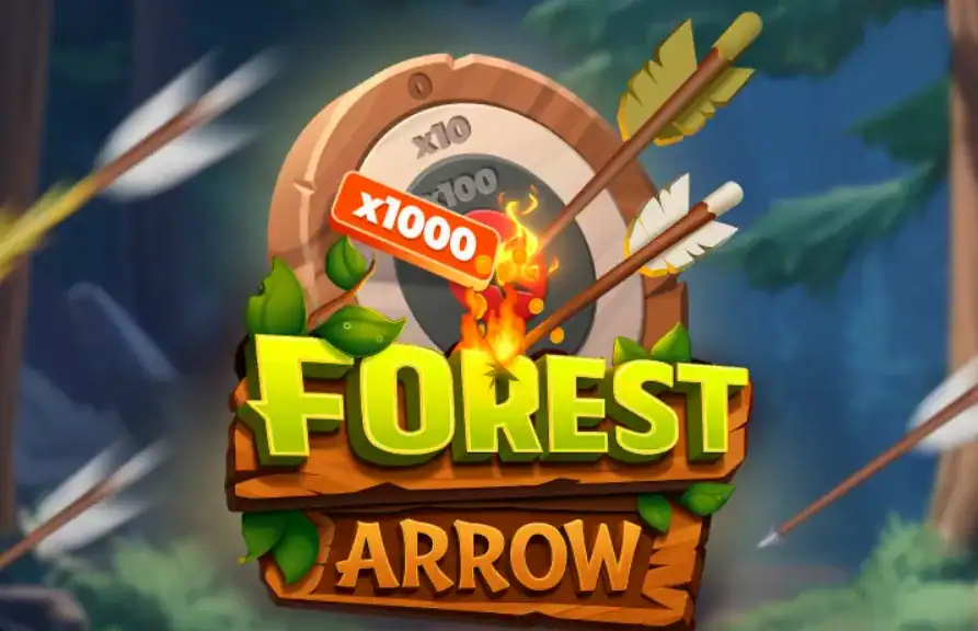 Forest arrow banner logo